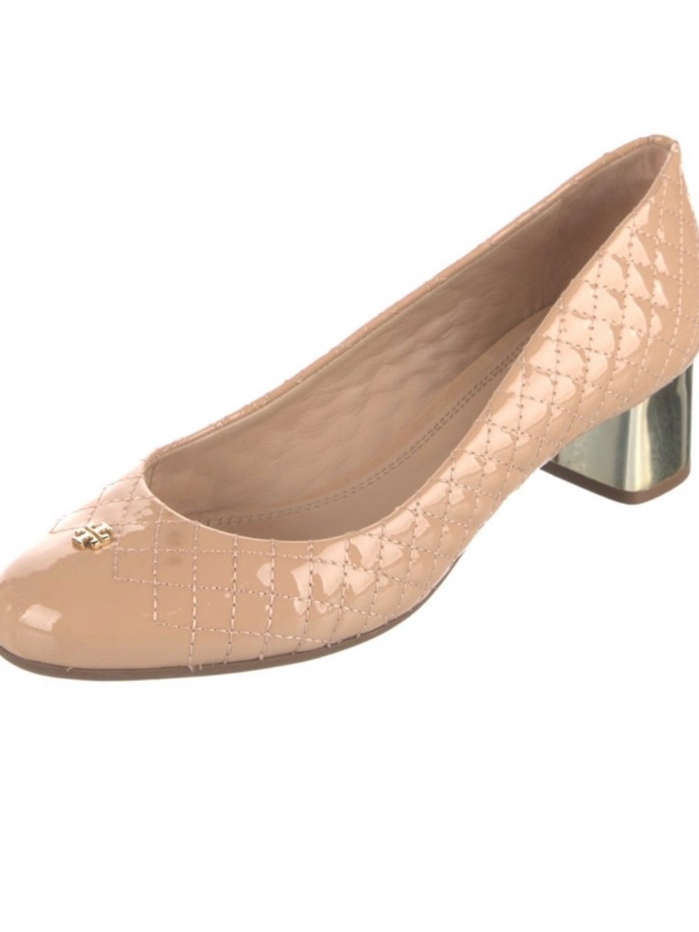Tory Burch Kaitlin Patent Quilted Pumps sz9 - Picture 2 of 4